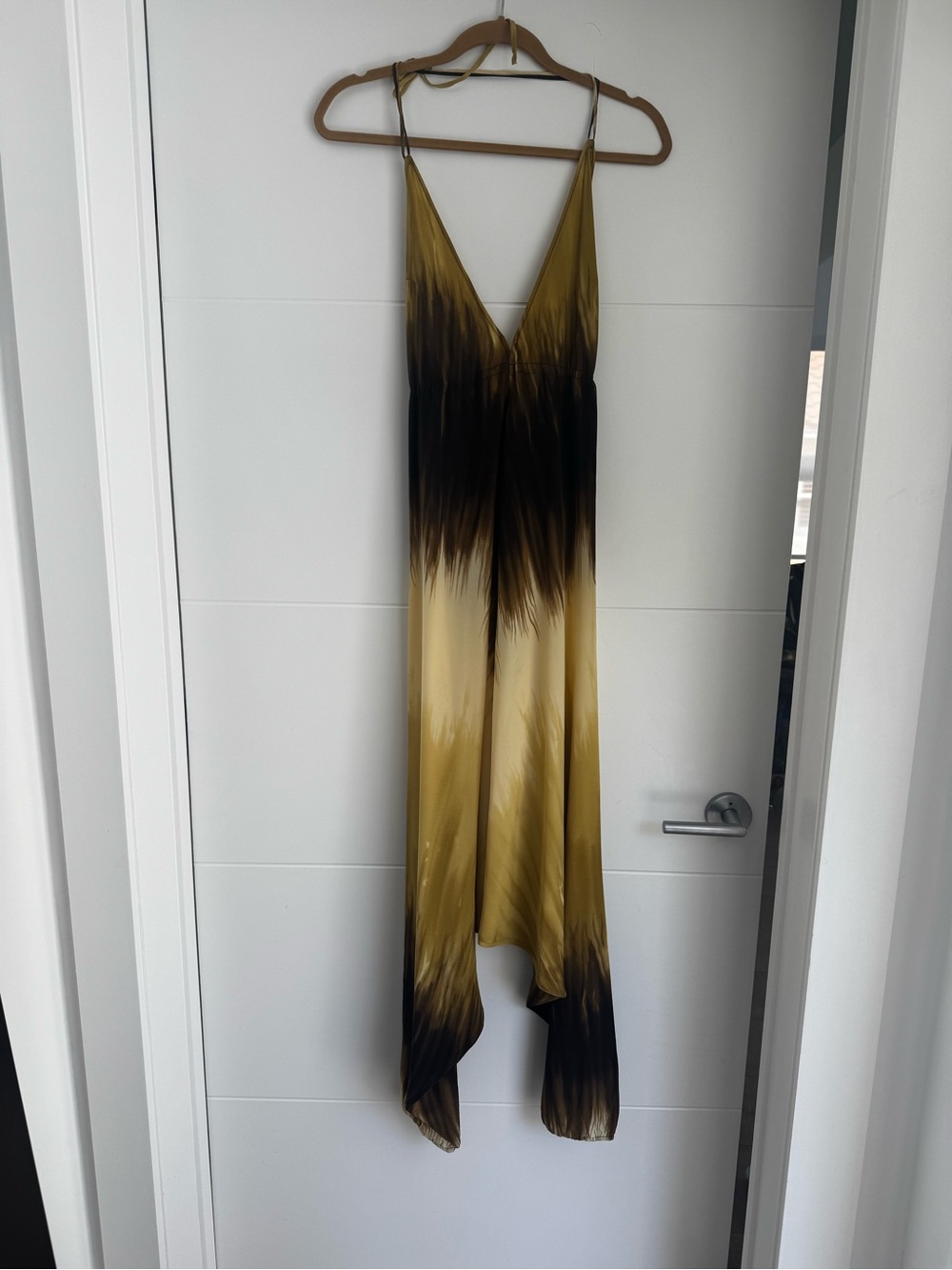 Ombre Slip Jumpsuit in Gold/Brown